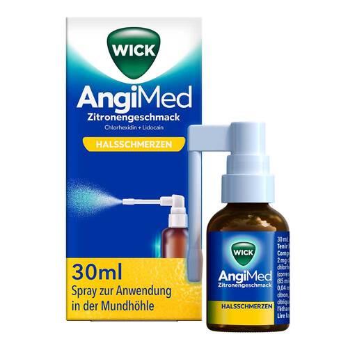 WICK Angimed Zitronengeschm.2mg / ml + 0,5mg / ml Spr. - 1