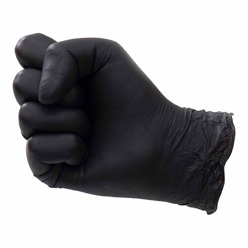 Domotherm Untersuchungshandschuhe Nitril unste.pf S schwarz  - 2