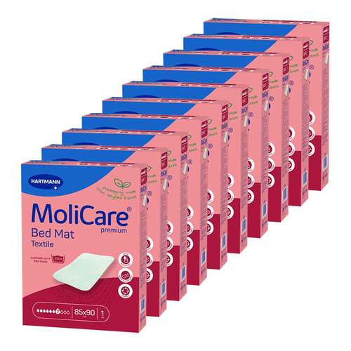 Molicare Premium Bed Mat Textile 7 Tropfen 85x90cm - 1