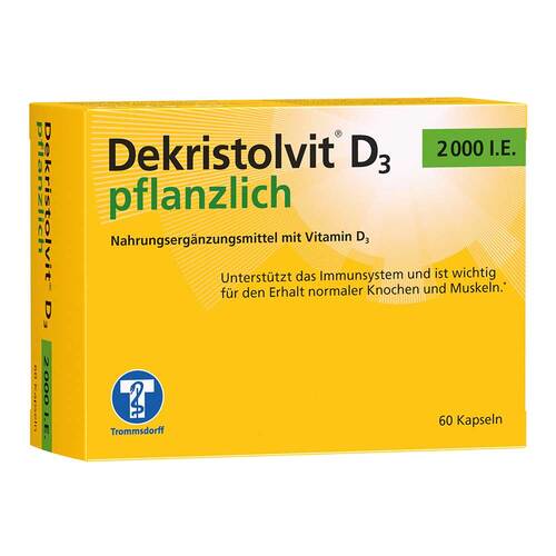 Dekristolvit D3 2000 I.E. pflanzlich Kapseln - 1