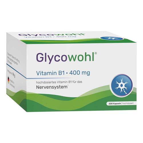 Glycowohl Vitamin B1 Thiamin 400 mg hochdos.Kapseln  - 1