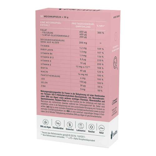 Velnatal Babyplanung Weichkapseln - 2