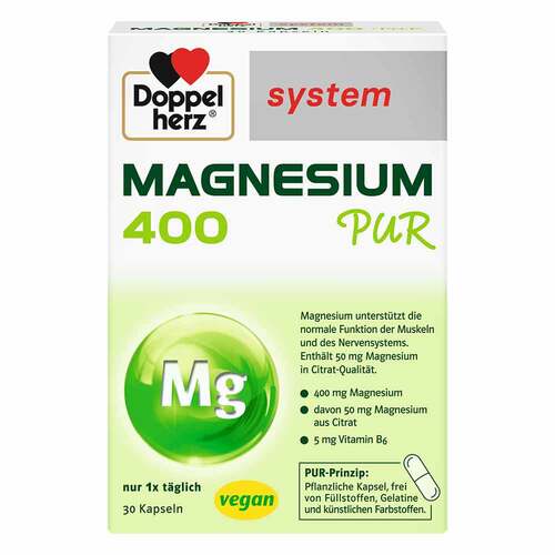 Doppelherz Magnesium 400 Pur system Kapseln - 1
