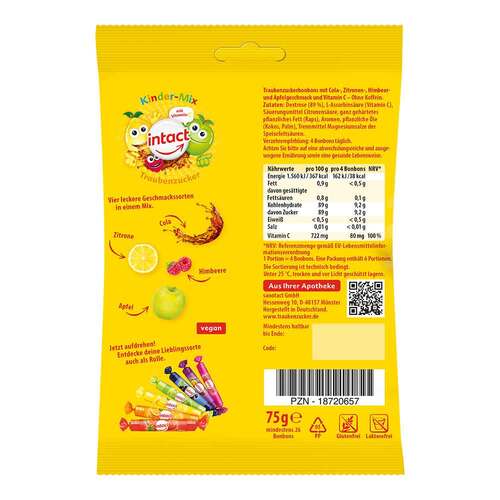 Intact Traubenzucker Beutel Kinder-Mix + Vitamin C - 2