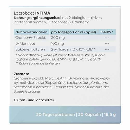 Lactobact Intima magensaftresistente Kapseln - 2