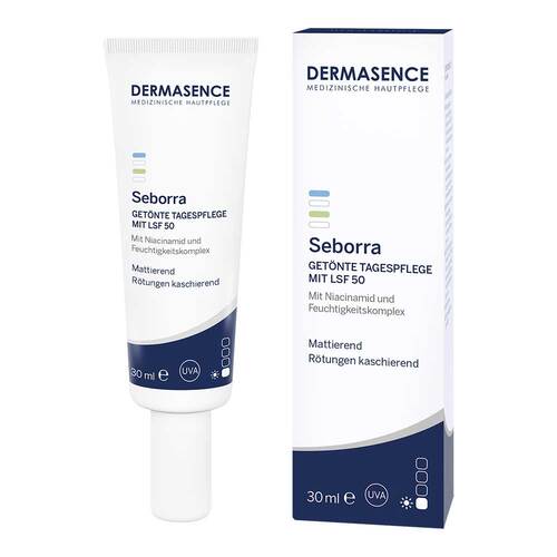 Dermasence Seborra get&ouml;nte Tagespflege Creme LSF 50 - 1