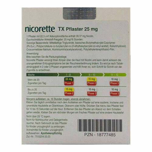Nicorette TX Pflaster 25 mg - 2