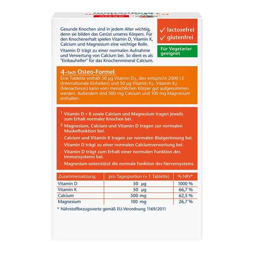 Doppelherz D3 + K2 + Calcium + Magnesium Tabletten - 2