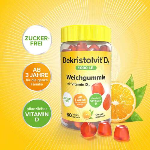 Dekristolvit D3 1000 I.E. Weichgummis - 2