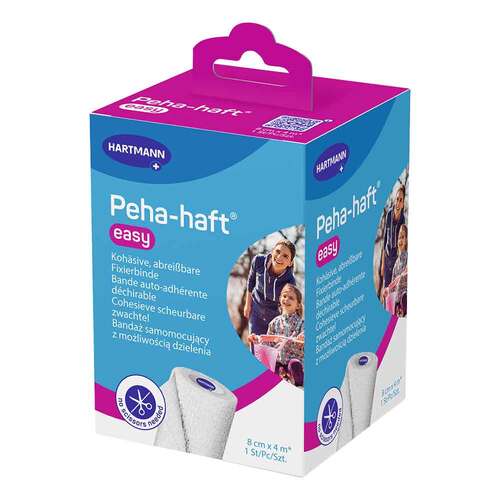 Peha-Haft easy Fixierbinde 8 cmx4 m wei&szlig; - 1