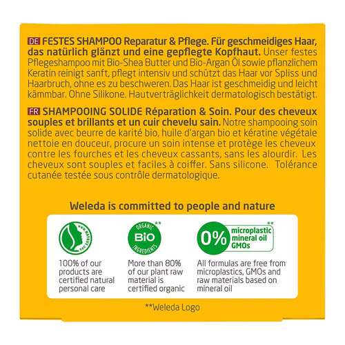 Weleda festes Shampoo Reparatur &amp; Pflege - 4