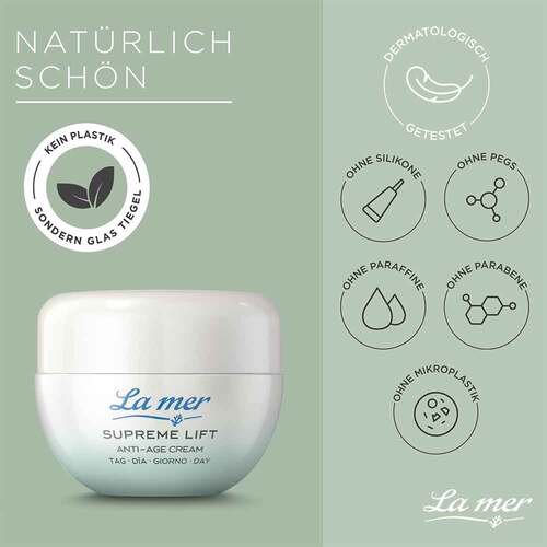 La mer Supreme Lift Anti-Age Cream Tag ohne Parfum - 4