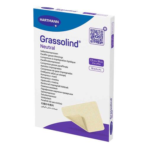 Grassolind Salbenkompressen 7,5x10 cm steril - 1