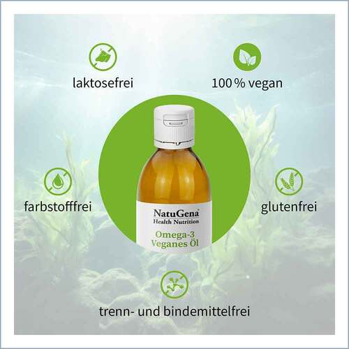 Omega-3 Vegan 2200mg mit 1351 DHA 672 EPA Algen&ouml;l &Ouml;l - 4
