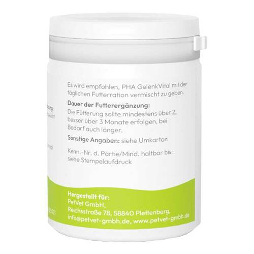 PHA Gelenkvital Erg.Futterm.Pulver f&uuml;r Hunde / Katzen - 2