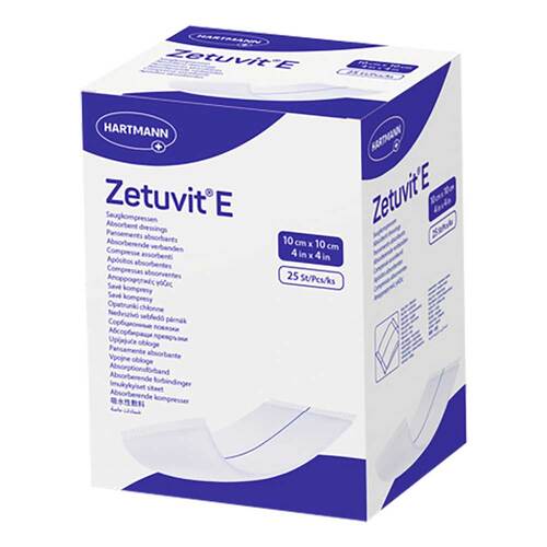 Zetuvit E Saugkompressen steril 10x10 cm - 1