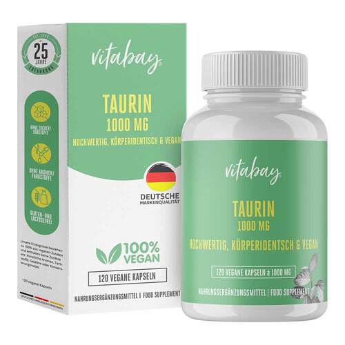 Taurin Vegan 1000 mg Kapseln - 1