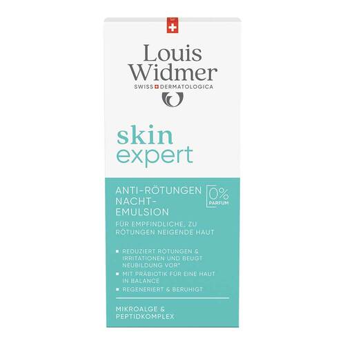 Widmer skinexpert Anti-R&ouml;tungen Nachtemulsion unp. - 2