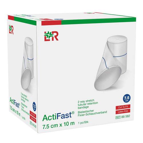 Actifast schlauchf.Fixierverband 7,5 cmx10 m blau - 1