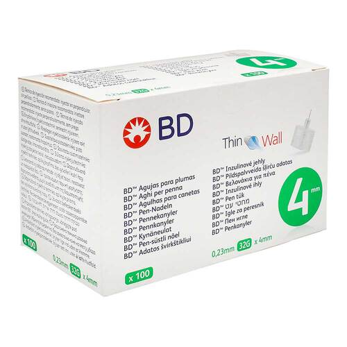 BD Thin Wall Pen-Nadeln 0,23 32 Gx4 mm - 1