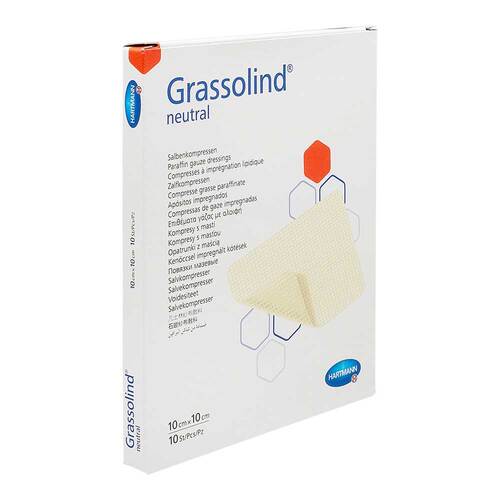 Grassolind Salbenkompressen 10x10 cm steril - 1