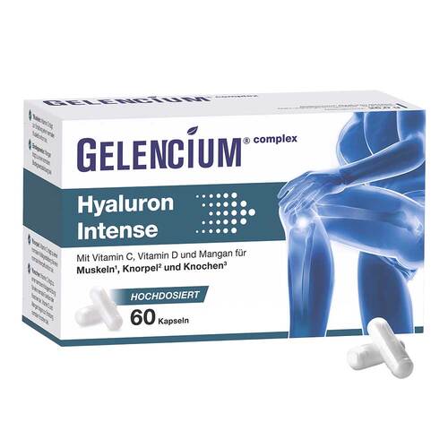 Gelencium Hyaluron Intense hochdosiert mit Vitamin C Kapseln  - 1