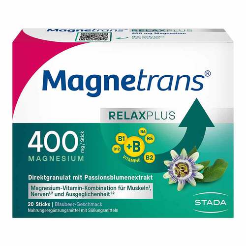 Magnetrans Relax + 400 mg Granulat Sticks Blaubeere - 1