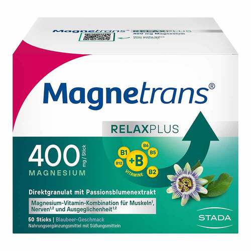 Magnetrans Relax + 400 mg Granulat Sticks Blaubeere - 1