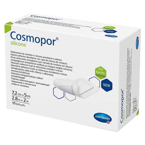 Cosmopor silicone Wundverband 5x7,2 cm - 1