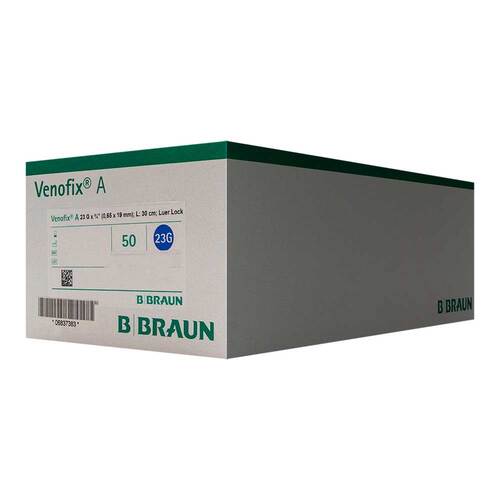 Venofix A Venenpunktionsb.23 G 0,65x19mm 30cm blau - 1