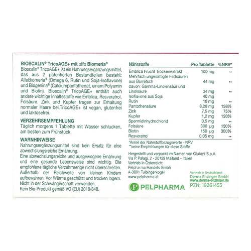 Bioscalin Trico Age + Tabletten - 2