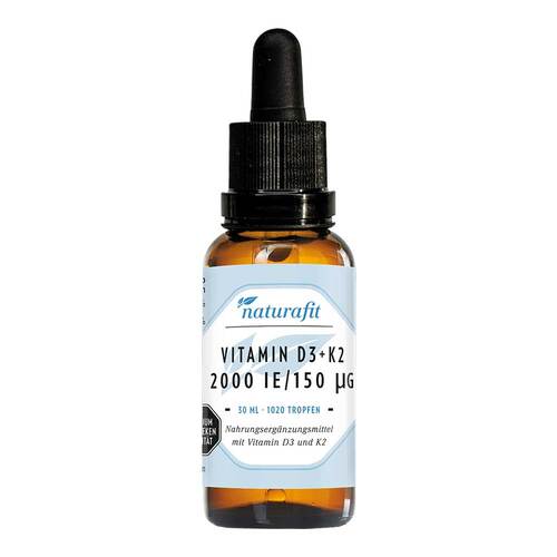 Naturafit Vitamin D3 + K2 2000 I.E. / 150 µg Tropfen - 1