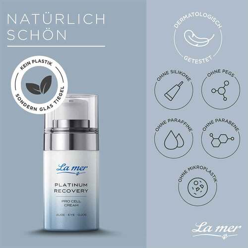 La mer Platinum Recovery Pro Cell Cream Auge ohne Parfum - 4