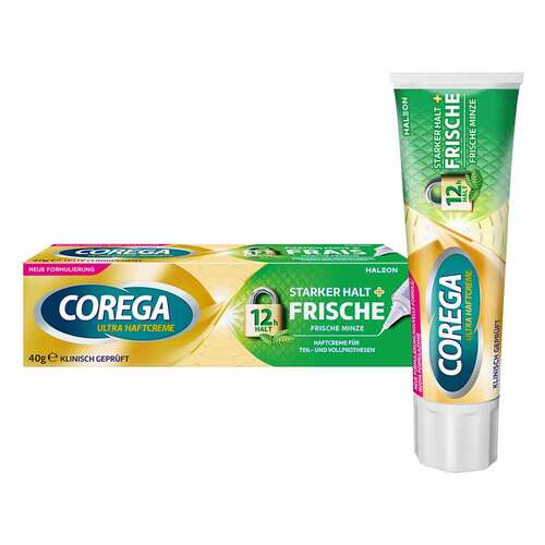 Corega Ultra Haftcreme Starker Halt + Frische - 1