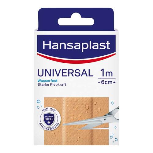Hansaplast Universal Pflaster wasserfest 6 cmx1 m - 1