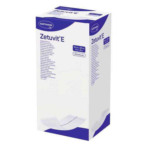Zetuvit E Saugkompressen steril 10x20 cm - 1