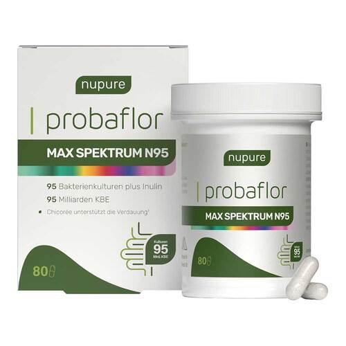 Nupure probaflor Max Spektrum N95 magensaftresistent Kapseln  - 1
