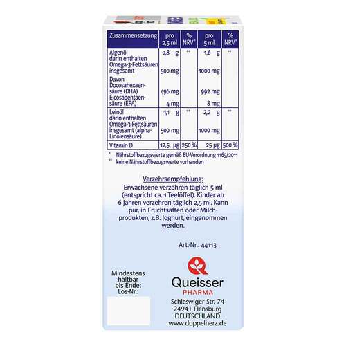 Doppelherz Omega-3 vegan Liquid 2000 system - 2