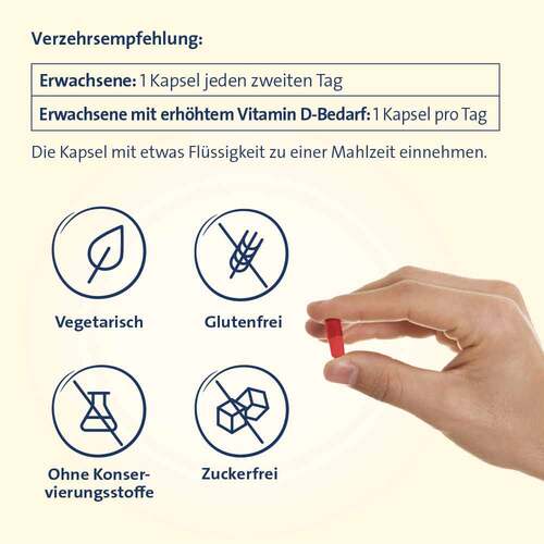 Vitamin D3 K2 Hevert + Calcium und Magnesium 4000 IE Kapseln  - 3
