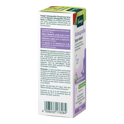 Kneipp Ashwagandha Entspannung Spray - 4