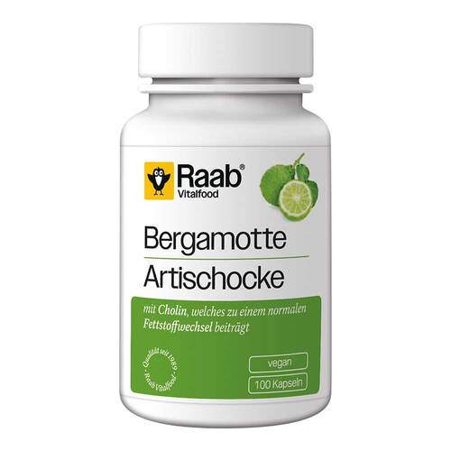 Raab Vitalfood Bergamotte-Artischocke Kapseln - 1
