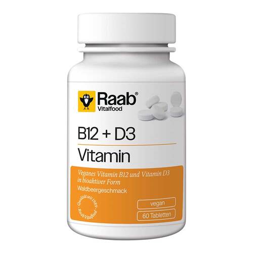 Raab Vitalfood Vitamin B12 + D3 Lutschtabletten - 1