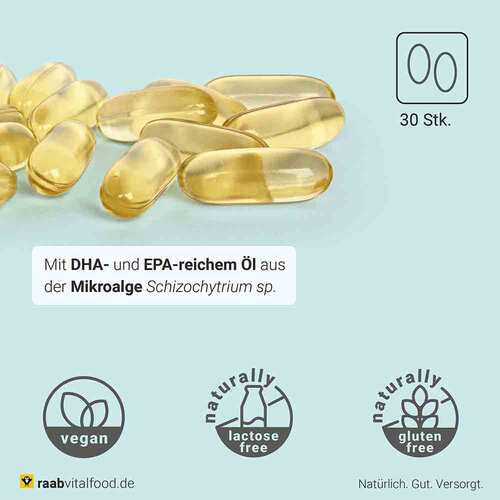 Raab Vitalfood Algen&ouml;l Omega-3 Kapseln - 2