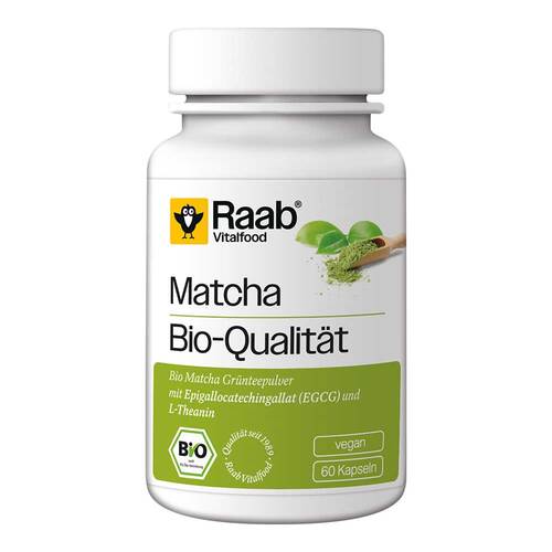 Raab Vitalfood Matcha Bio Kapseln - 1