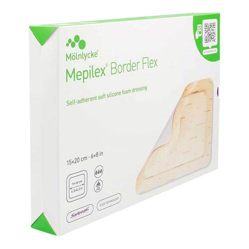 Mepilex Border Flex Schaumverband haft.15x20 cm - 1