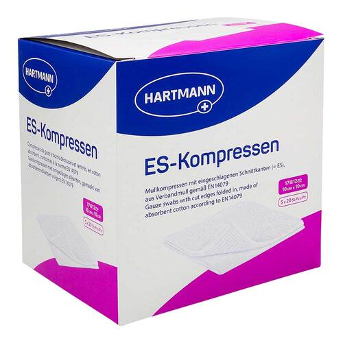 ES-Kompressen steril 10x10 cm 12fach Gro&szlig;packung - 1