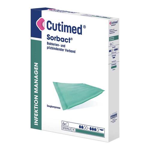 Cutimed Sorbact Saugkompressen 7x9 cm - 1