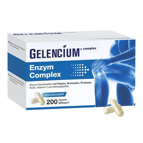 Gelencium Enzym Complex hochdosiert mit Bromelain Kapseln  - 1