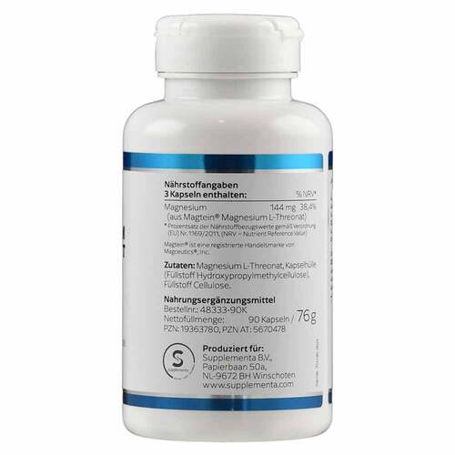 Magnesium L-Threonat Magtein Klean Labs Kapseln - 2