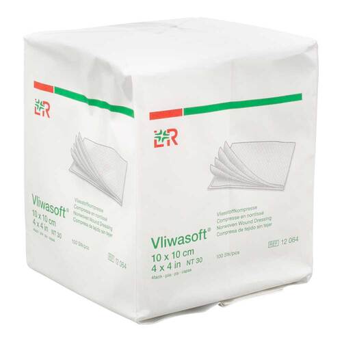 Vliwasoft Vlieskompressen unsteril 10x10 cm 4l. - 1